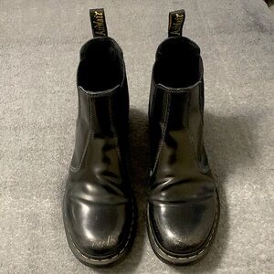 Dr. Martens 2976 ARCADIA LEATHER CHELSEA BOOTS Silver Arcadia Women’s Size 10